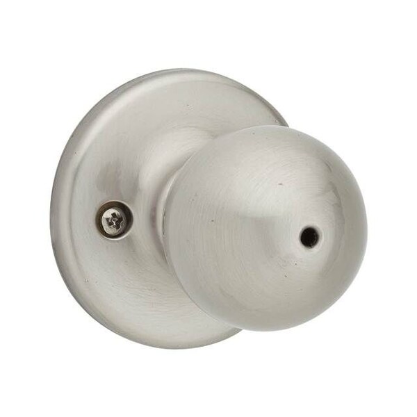 Polo Knob Privacy Door Lock with New Chassis with 6AL Latch and RCS Strike Satin Nickel Finish